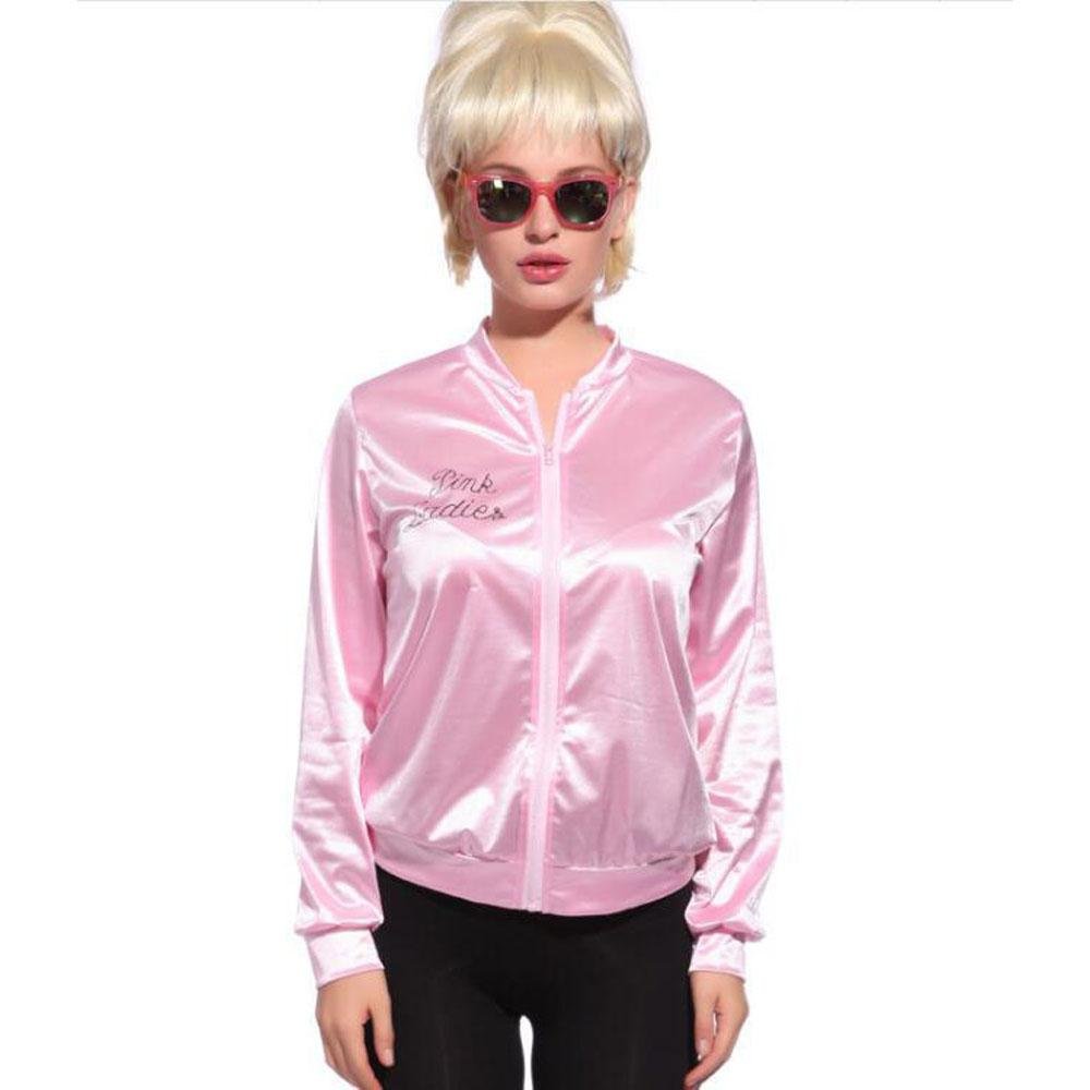 Buy1980s Carnival festival stage satin Pink jacket Halloween Costume Now Cheaper With 3 - 5 Days Ship - PajamasBuy