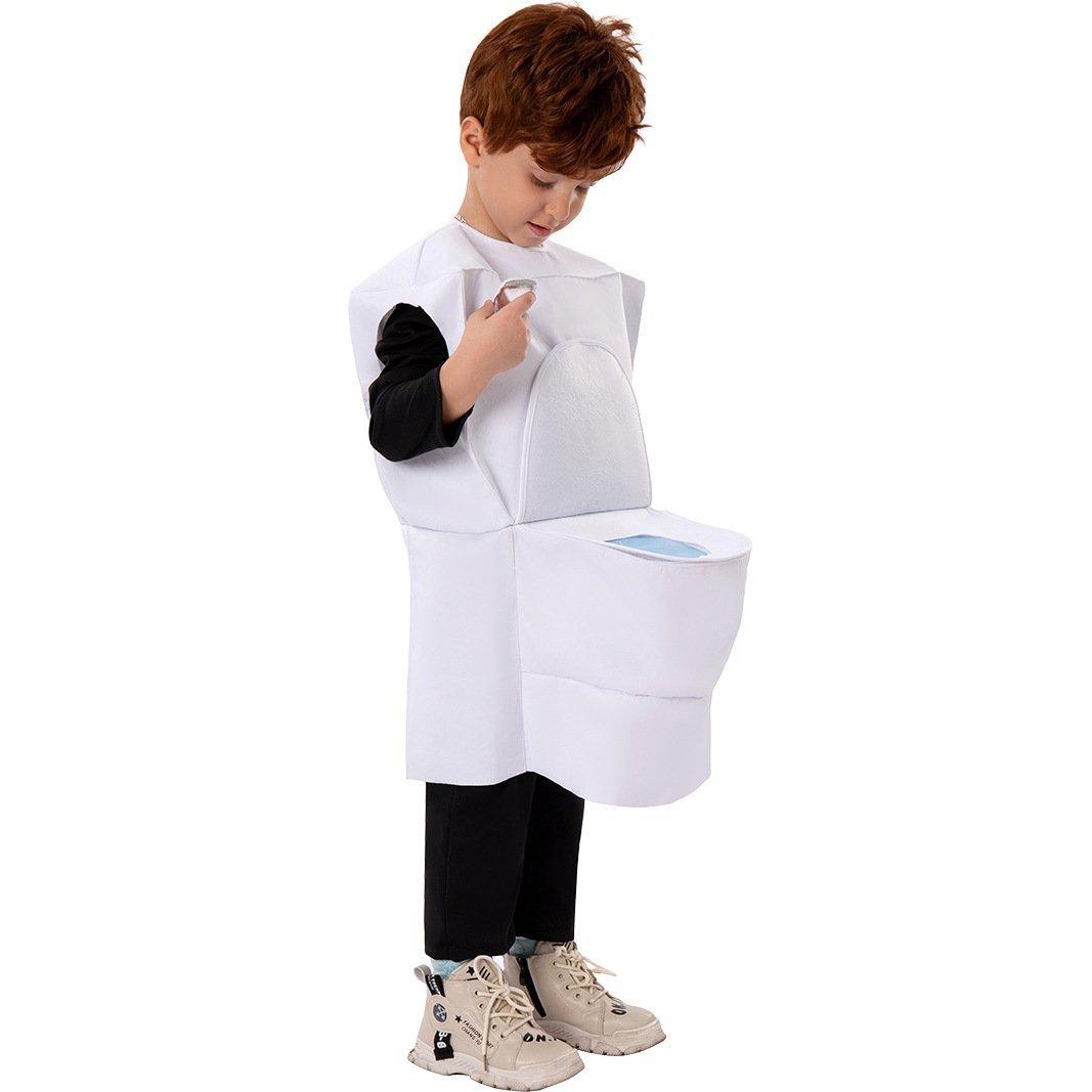 3D Horror Game TV and Toilet Costume Halloween Cosplay Outfit - Pajamasbuy