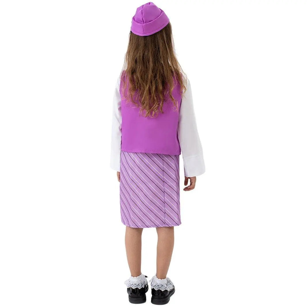 Airline Stewardess Cosplay Costume Flight Attendant Costume For Kids - Pajamasbuy