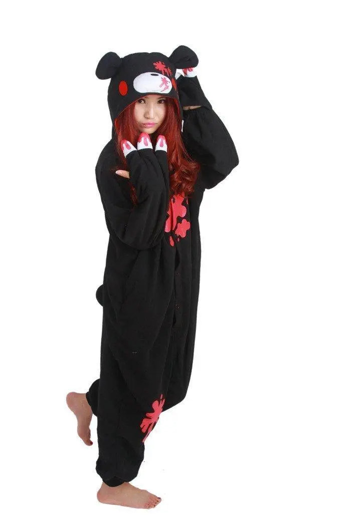 Alice in Wonderland Bear Kigurumi Onesies Pajamas Costume - Pajamasbuy