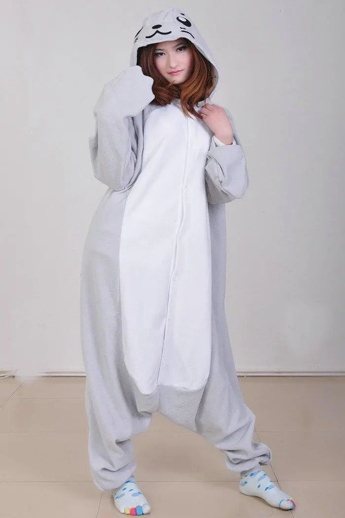 Animal Cartoon Seals Kigurumi Onesie Pajamas Cosplay Costume - Pajamasbuy