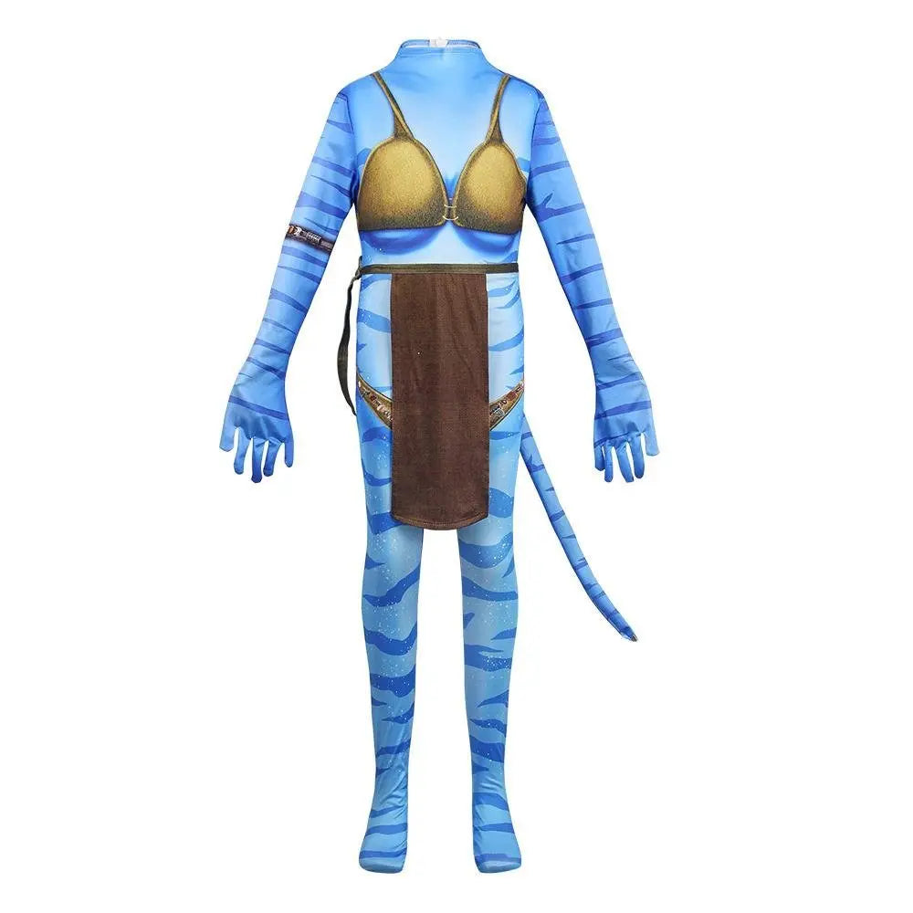 Avatar: The Way of Water Cosplay Costume adult zentai costume Sets and Mask Up For kids - Pajamasbuy