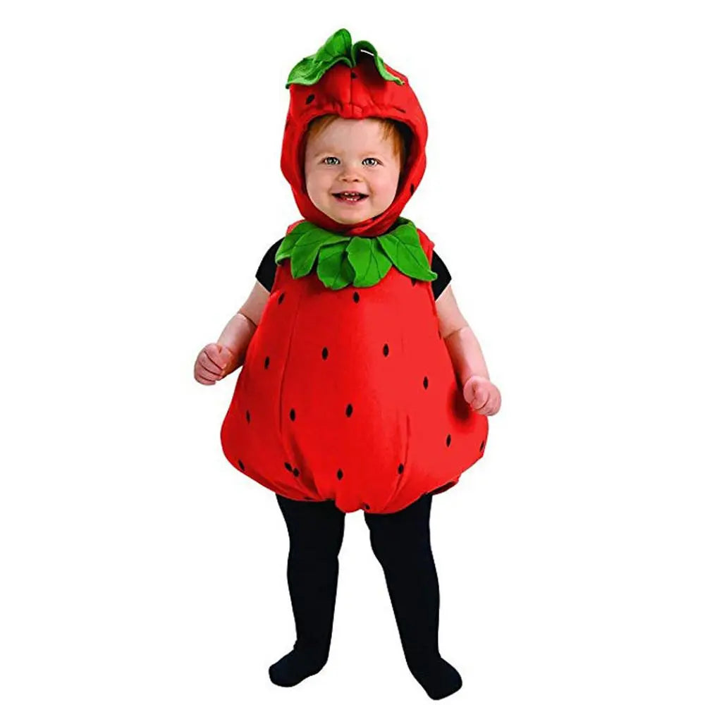 Baby Strawberry Halloween Costume Toddler Rompers - Pajamasbuy