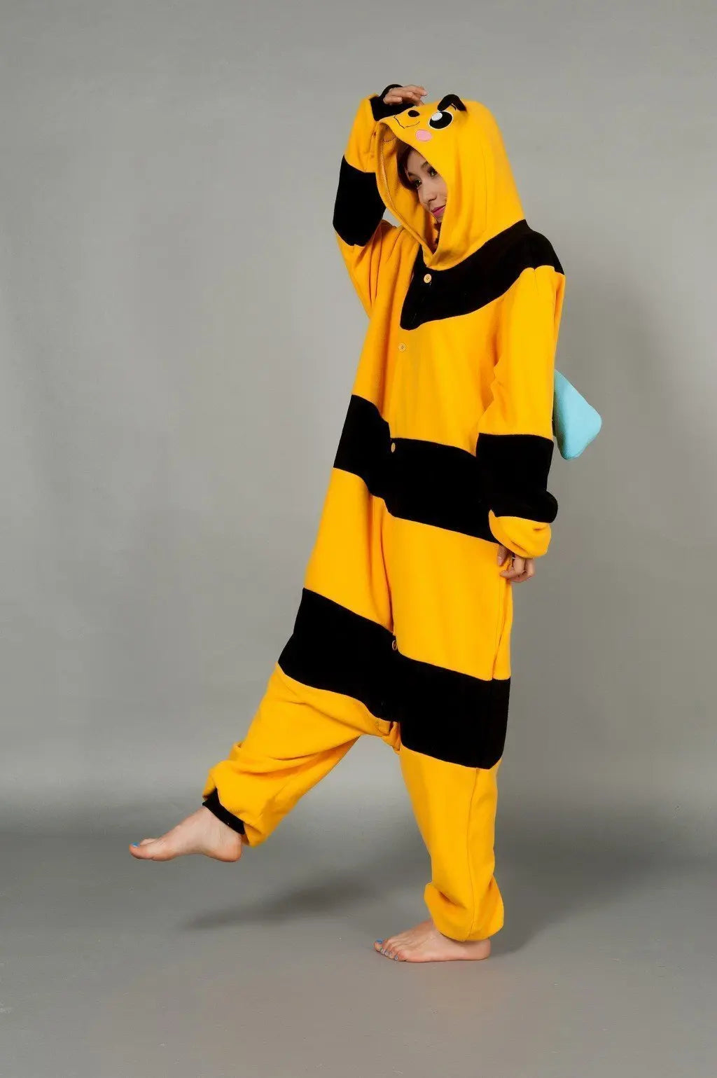 Bee Pajamas Kigurumi Onesies Hoodie Animal Costume - Pajamasbuy