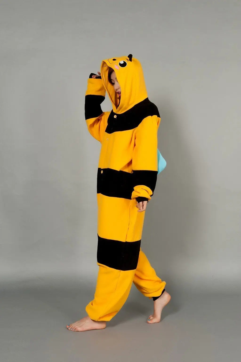 Bee Pajamas Kigurumi Onesies Hoodie Animal Costume - Pajamasbuy