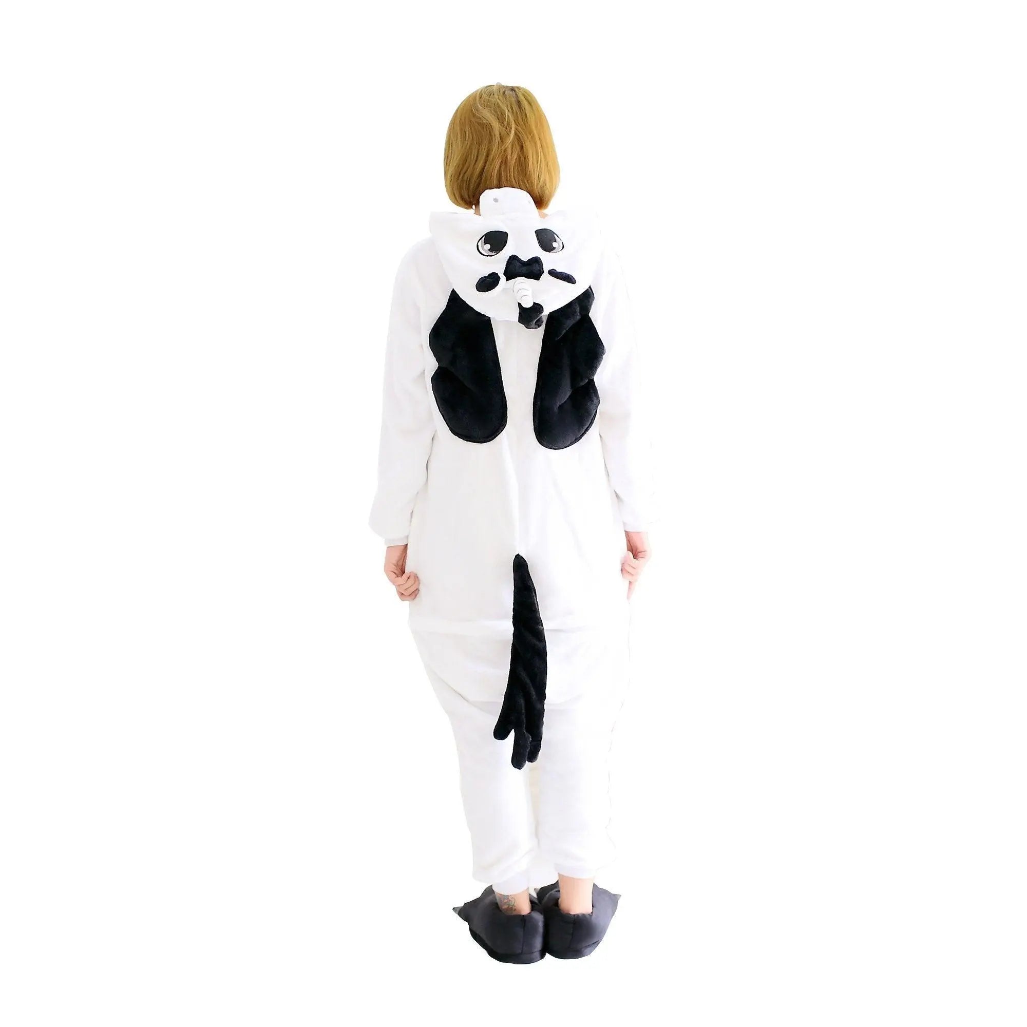 Black White Unicorn Pegasus Kigurumi Onesies Hoodie Costume Pajamas - Pajamasbuy