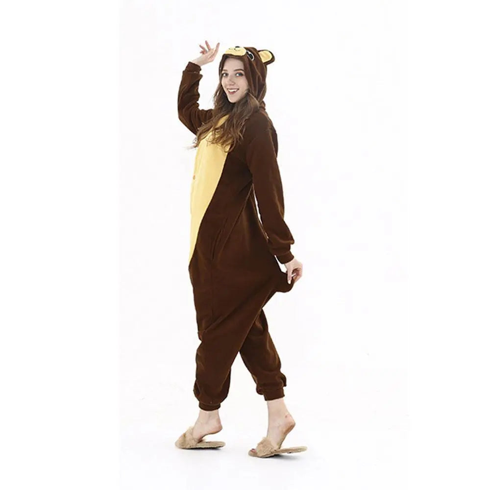 Brown bear Kigurumi Animal Onesies Pajamas For Adult Pajamas - Pajamasbuy