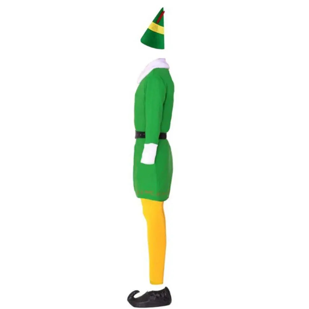 Buddy Elf Christmas Cosplay Costume Full Set Party Costumes for Men - Pajamasbuy