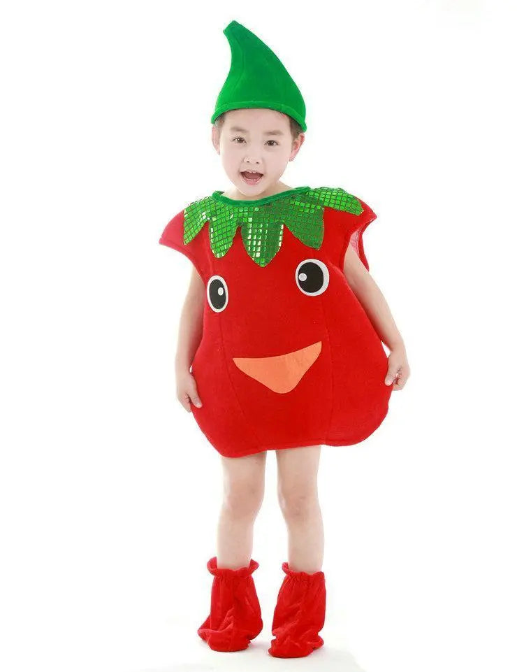 Cartoon Fruit Plant Vegetables Children Kid Gift Costume - Pajamasbuy