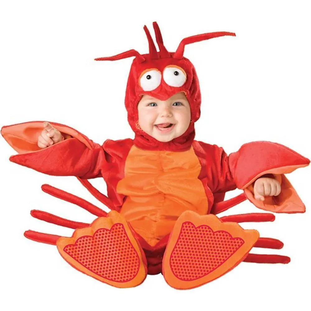 Cartoon Lobster Baby Infant Toddler Animal Onesie Costume - Pajamasbuy