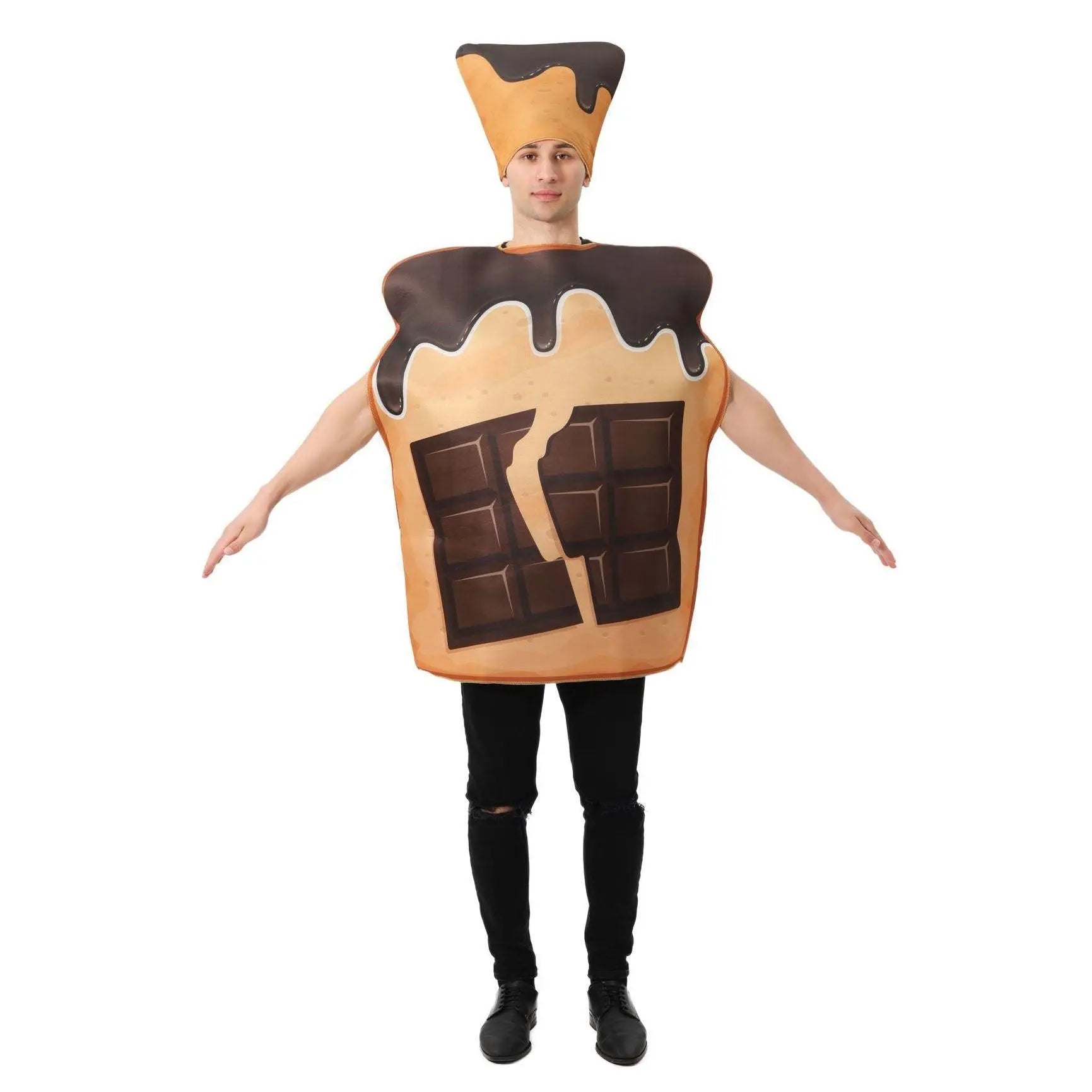 Chocolate Bread Halloween Costume Outfits Party Carnival Cosplay - Pajamasbuy