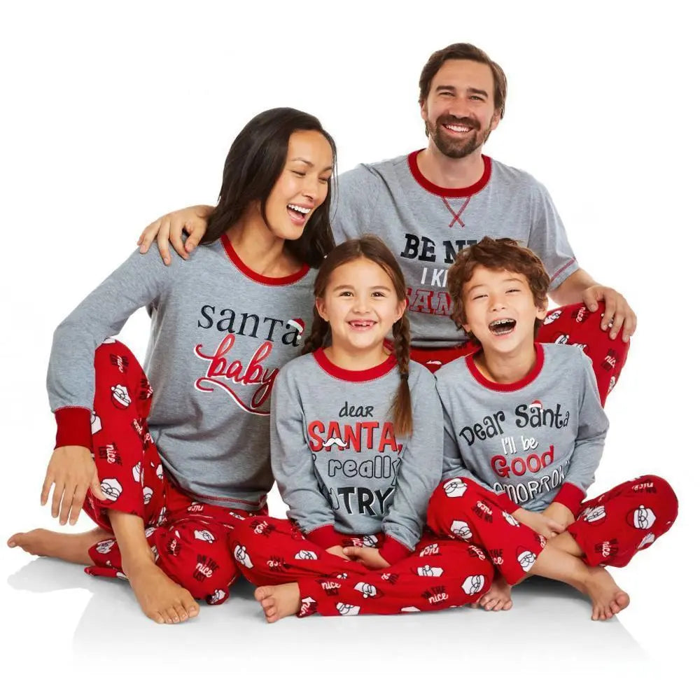 Christmas Family Matching Pajamas Santa Outfits XMAS Sleepwear 2020 - Pajamasbuy