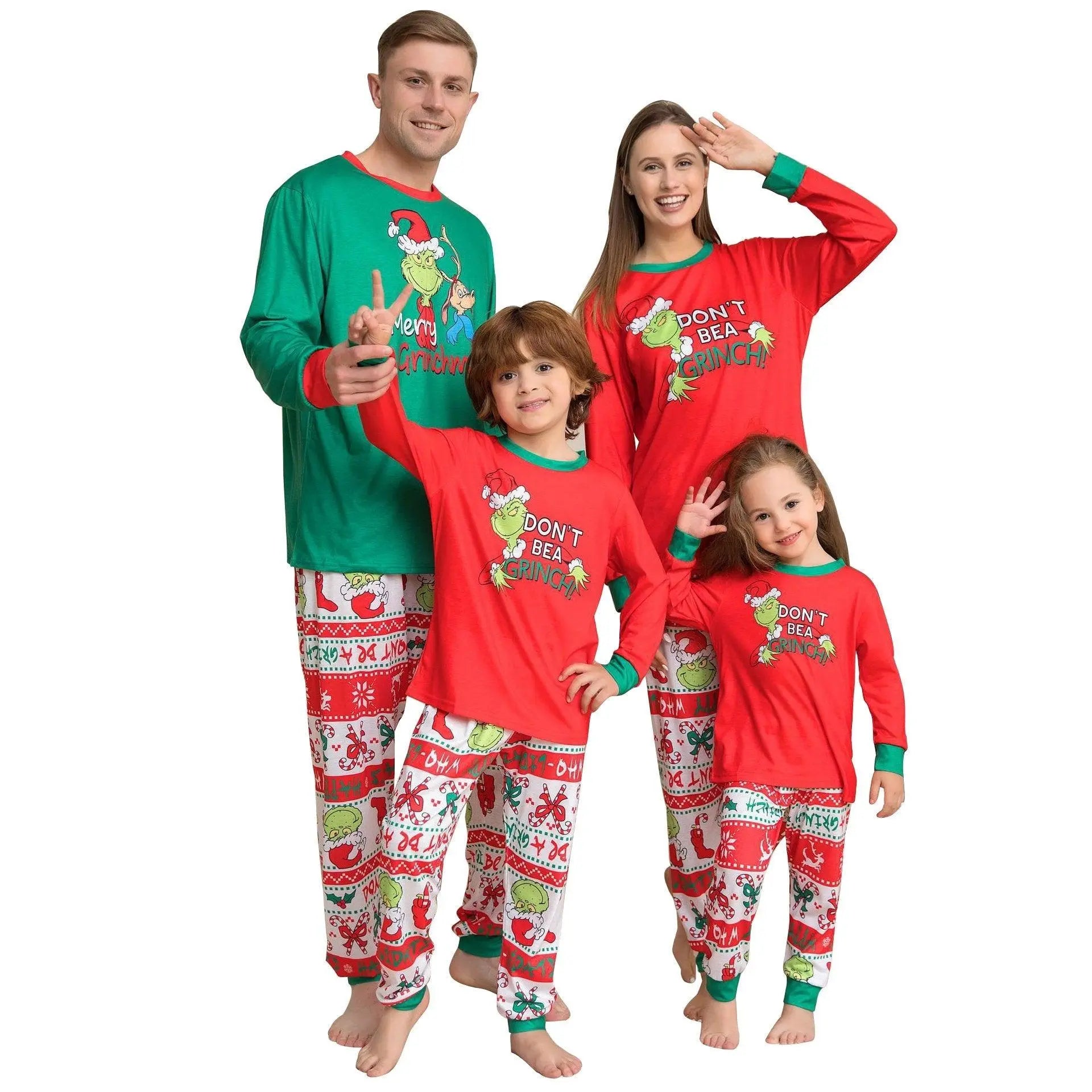 Christmas Monster Animation Family Couples Matching Pajamas Party Sets - Pajamasbuy