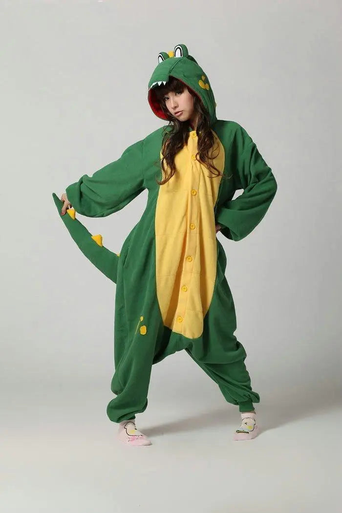 Crocodile Animal Onesies Kigurumi Costumes Pajamas - Pajamasbuy