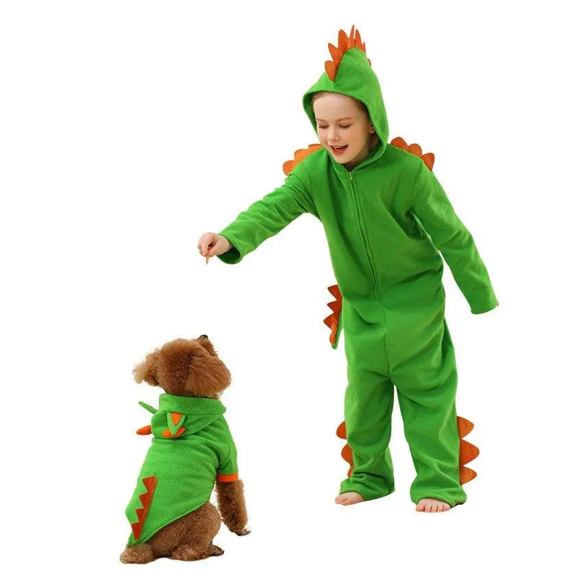 Dinosaur Animal Costume Halloween Cosplay Party Outfit Snowsuit - Pajamasbuy