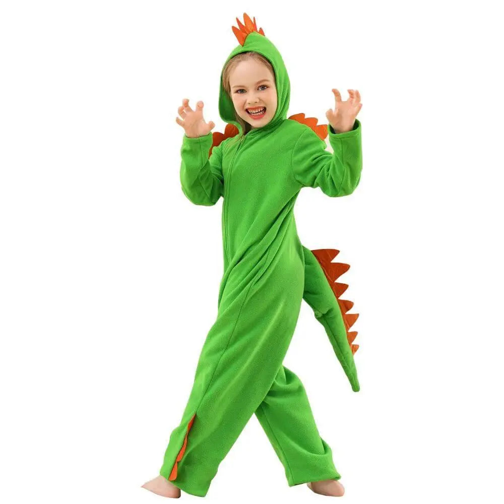 Dinosaur Animal Costume Halloween Cosplay Party Outfit Snowsuit - Pajamasbuy