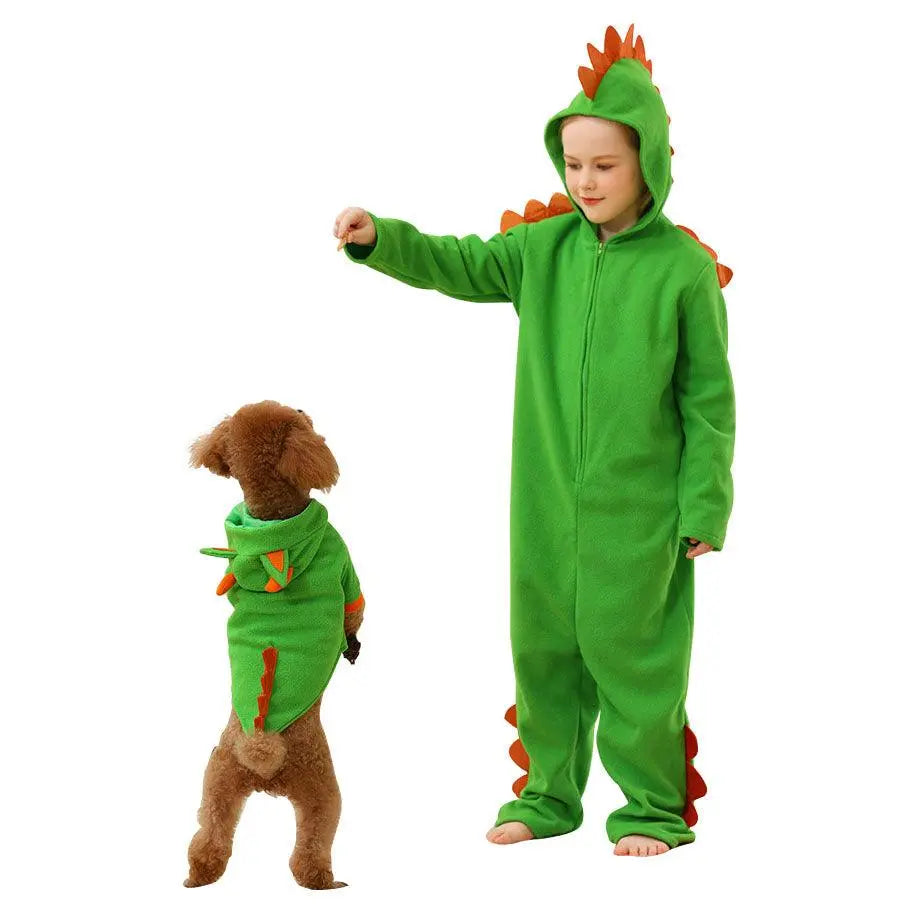 Dinosaur Animal Costume Halloween Cosplay Party Outfit Snowsuit - Pajamasbuy