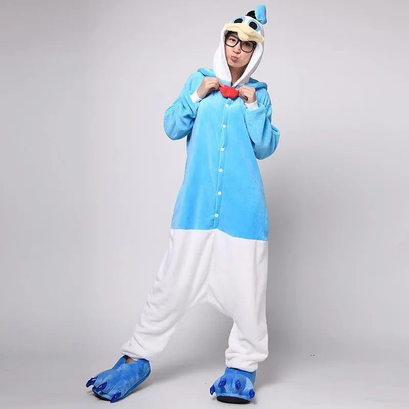 Donald Duck Animal Kigurumi Costumes Onesies Pajamas - Pajamasbuy