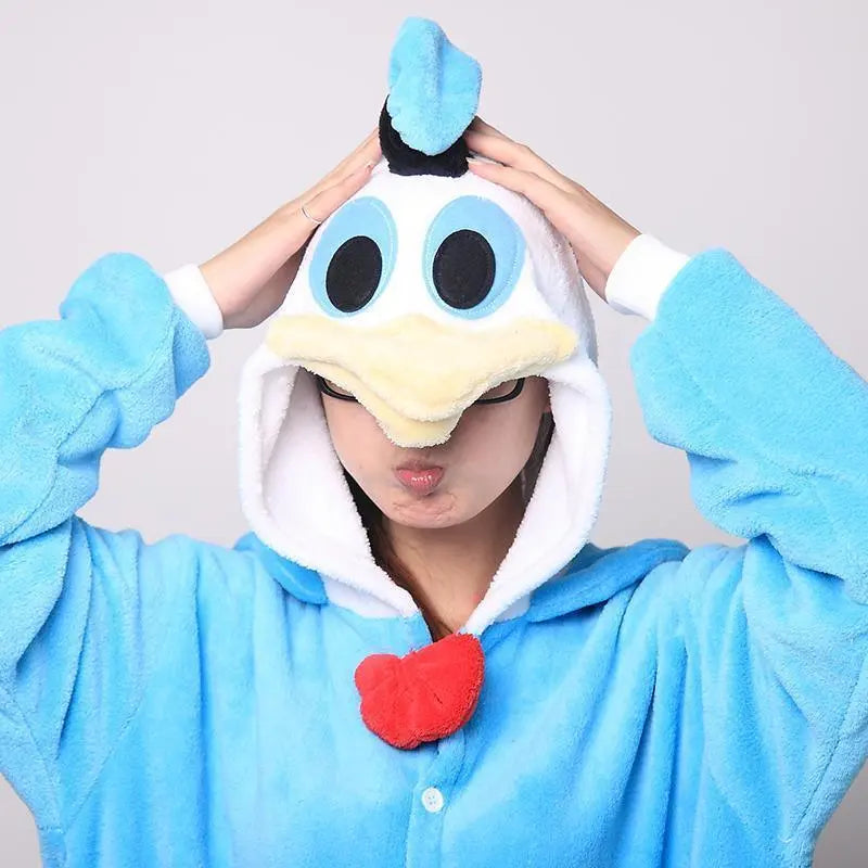 Donald Duck Animal Kigurumi Costumes Onesies Pajamas - Pajamasbuy