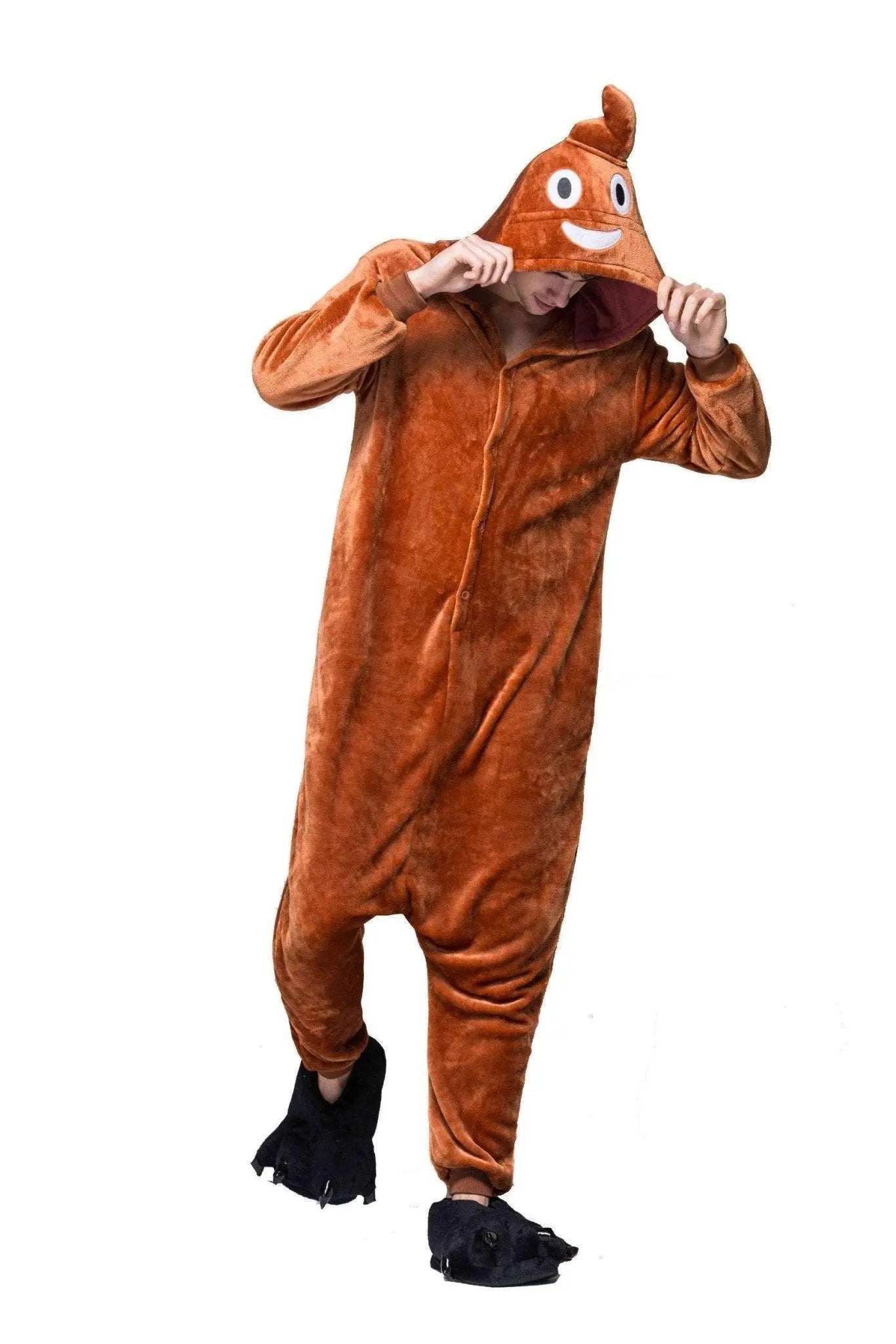 Feces Stool Kigurumi Onesie Pajamas Cosplay Costume - Pajamasbuy