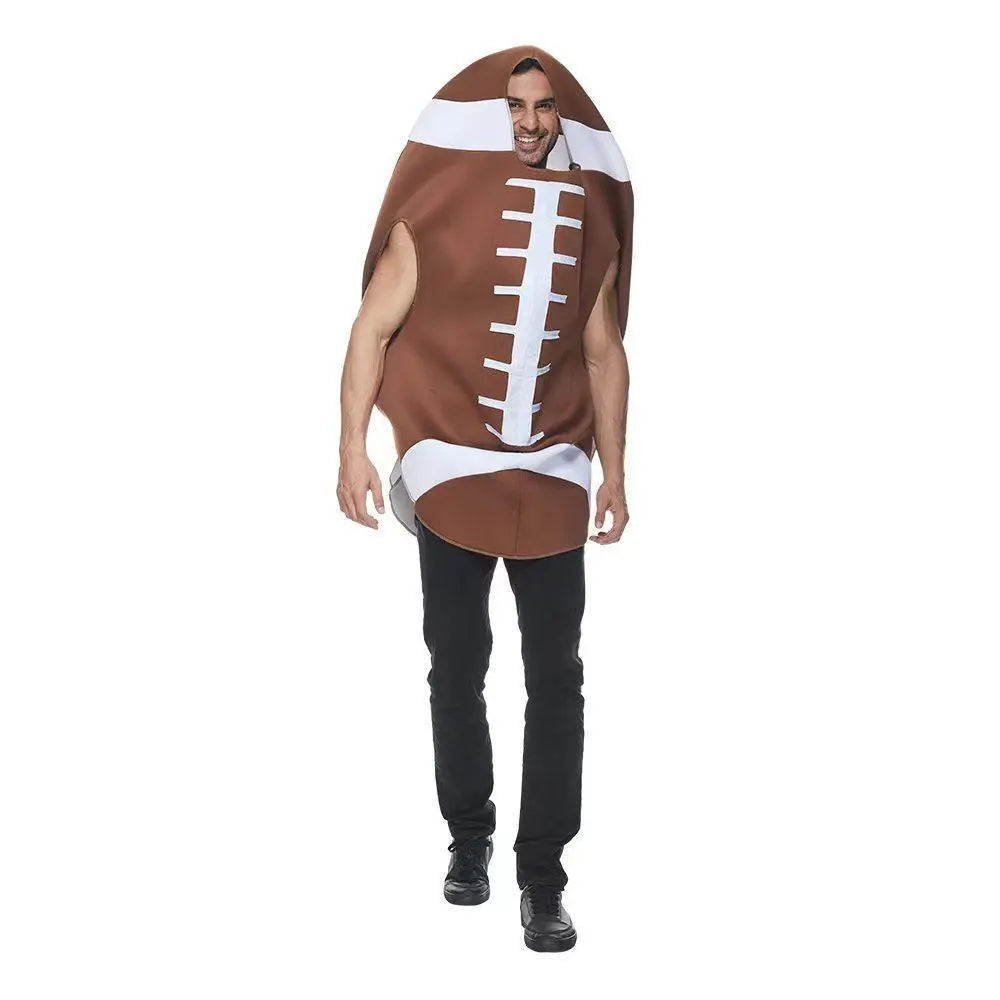 Funny Rugby Sports Equipment Halloween Carnival Suit Cosplay Costume For Adults - Pajamasbuy