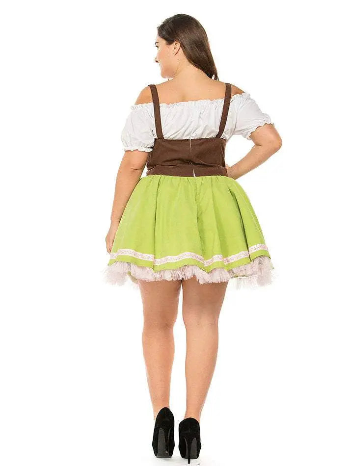 German Oktoberfest Outfit Halloween Plus Size Dress Women Cosplay Costume - Pajamasbuy