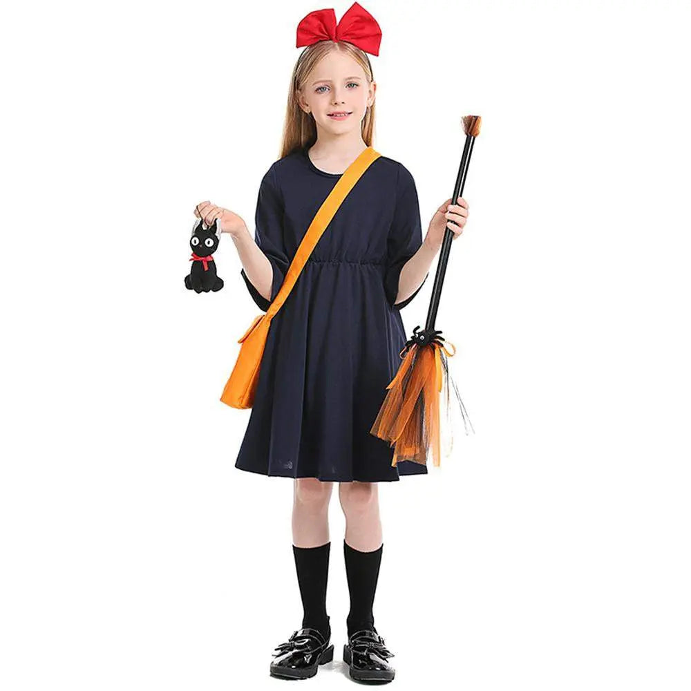 Girls Little witch's delivery service Kiki Suit Cosplay Costumes - Pajamasbuy