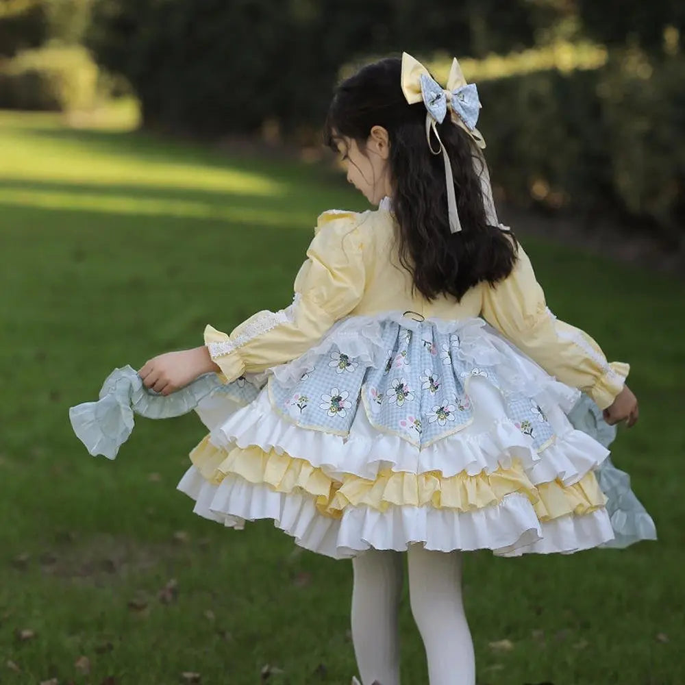 Girls Lolita Dress Kids Cute Tutu Skirt And Hair Accessories Costumes Party - Pajamasbuy