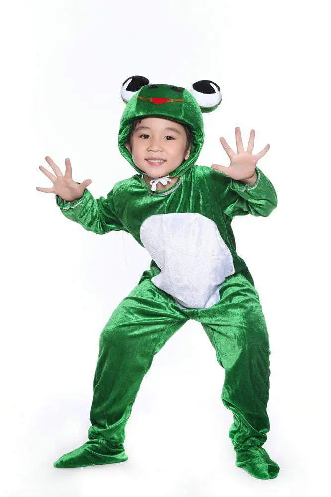 Green Frog Animal kigurumi Cosplay kids Costume Party Wear Gift - Pajamasbuy