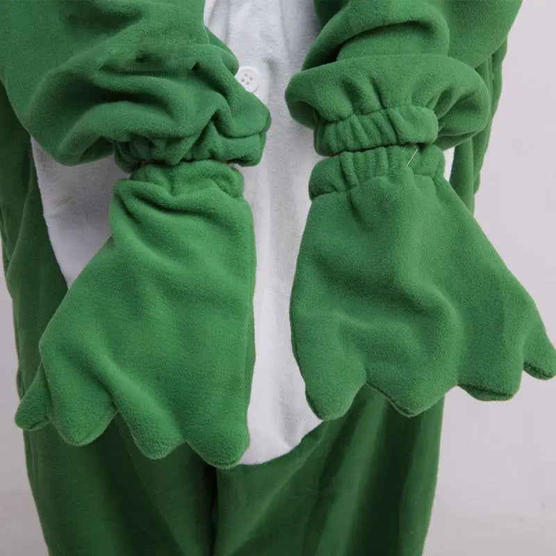 Green Frog Onesies Hoodie Costume Kigurumi Pajamas - Pajamasbuy