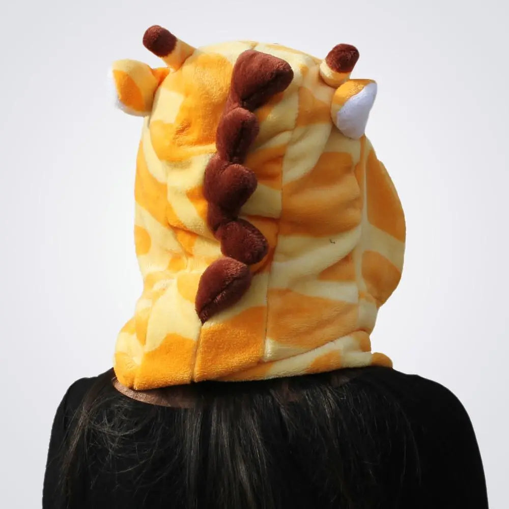 Griaffe animal Kigurumi Neck warmer Hooded hat - Pajamasbuy