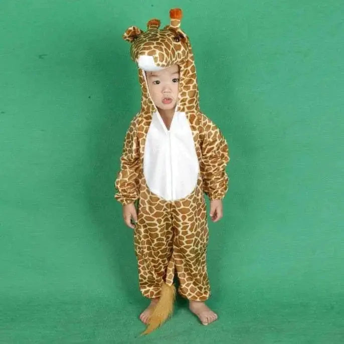 Halloween Child Giraffe Kids Animal Kigurumi Onesie Costume - Pajamasbuy