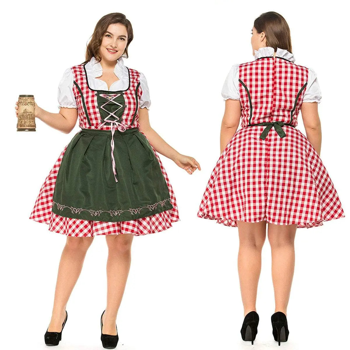 Halloween Plus Size Women German Beer Oktoberfest Cosplay Costume - Pajamasbuy