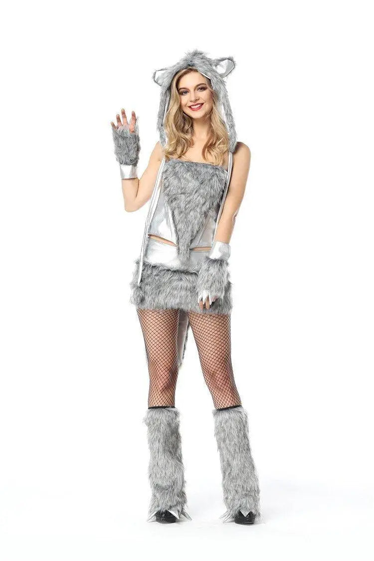 Halloween Wolf Cosplay Costume For Women Ladies - Pajamasbuy