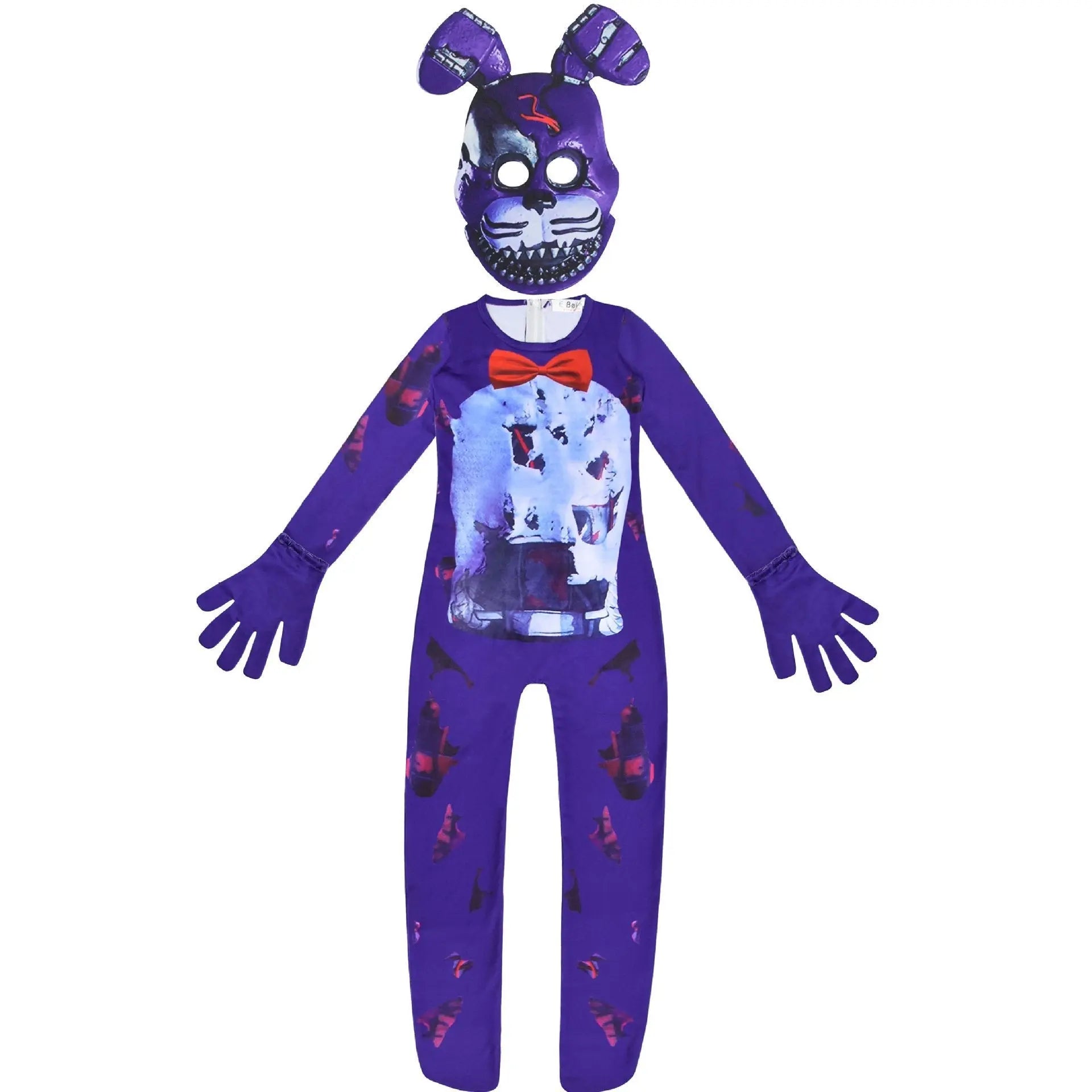 Kids Halloween Teddy Bear Cosplay Costume Jumpsuit Zentai Suits - Pajamasbuy