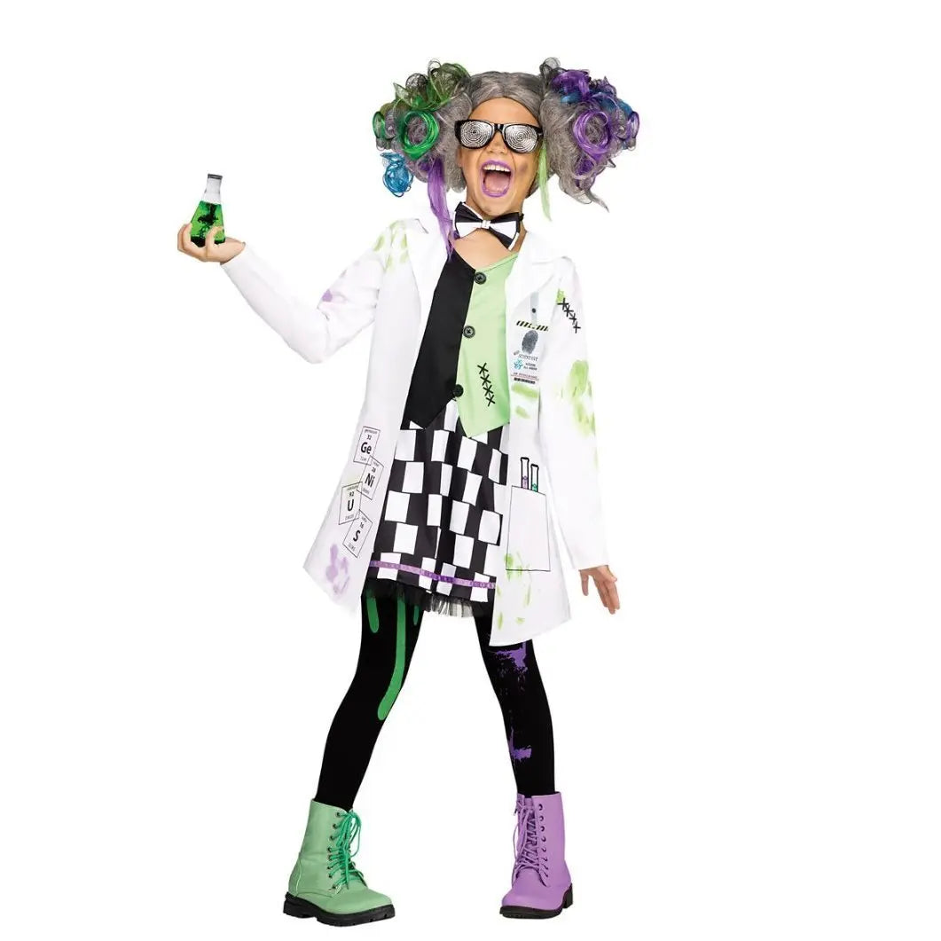 Kids Mad Scientist Costume Halloween Cosplay Outfits - Pajamasbuy