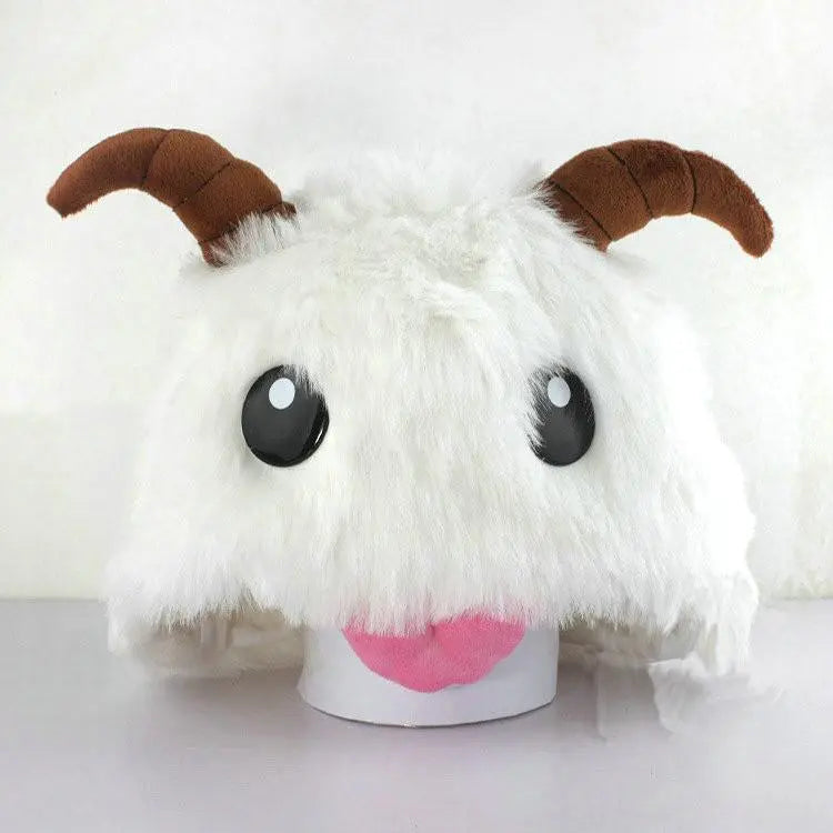 League of Legends LOL Poro Plush Hat Soft Cute - Pajamasbuy