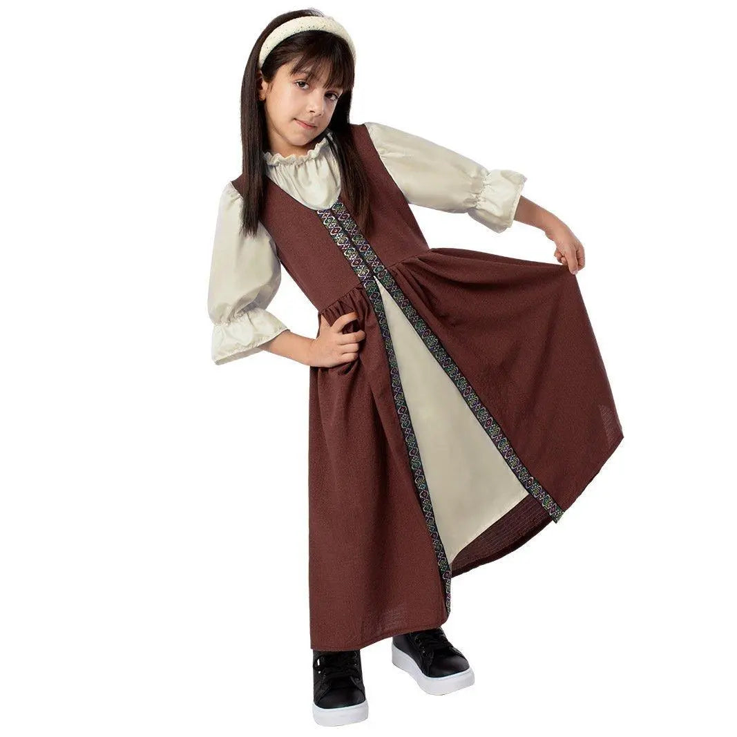 Medieval Palace Dress Vintage Kids Party Halloween Cosplay Costumes - Pajamasbuy