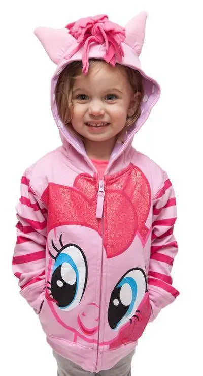 My Little Pony Cartoon Zipper Hoodie Sweatshirt Coat Jacket - Pajamasbuy