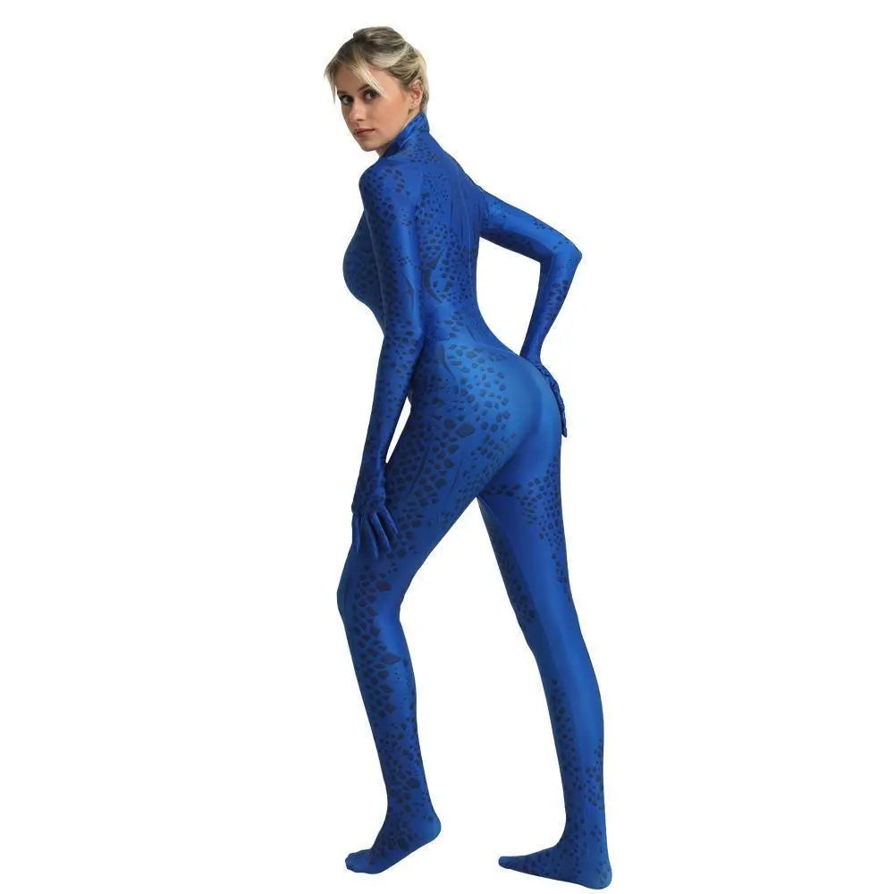 Mystique Costume X - Men Apocalypse Halloween Cosplay Bodysuit Jumpsuit Women Men Kids - Pajamasbuy