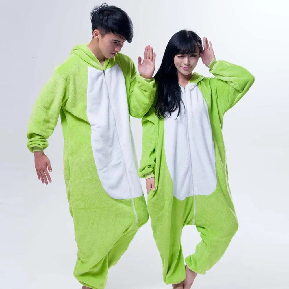 Onesies Hoodie Green Pig Pajamas Animal Costume Kigurumi - Pajamasbuy