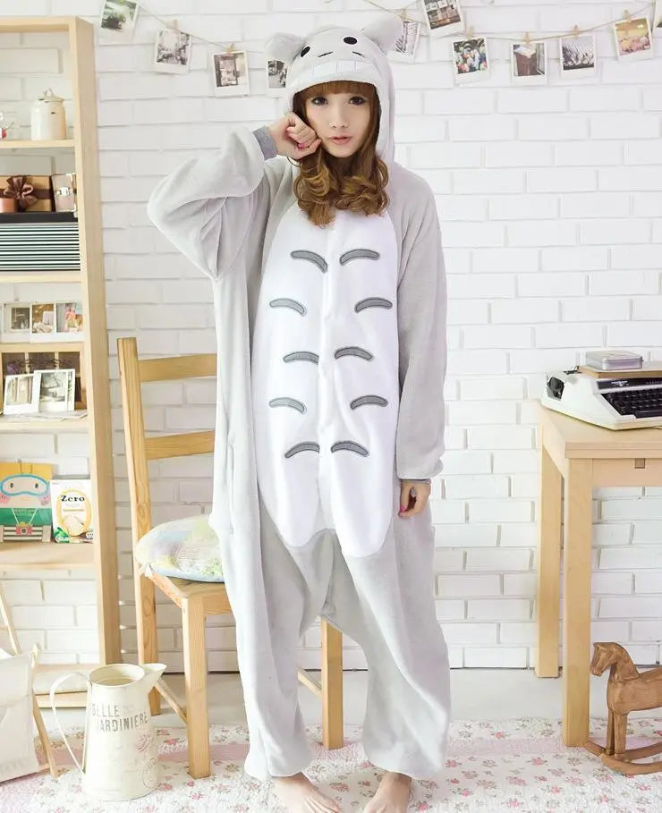 Onesies Hoodie Totoro Pajamas Animal Costume Kigurumi - Pajamasbuy