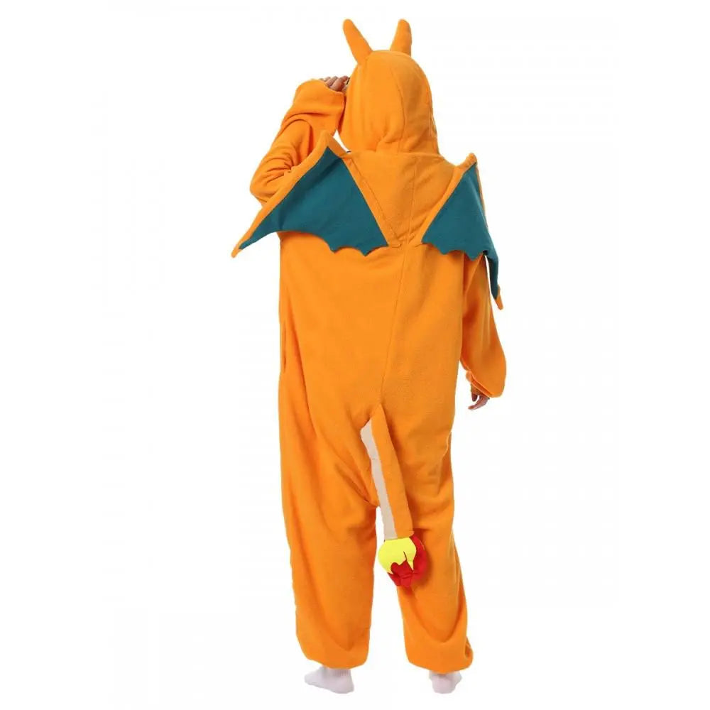 Pokemon Charizard Kigurumi Onesie Pajamas Costume for adults| PajmasBuy