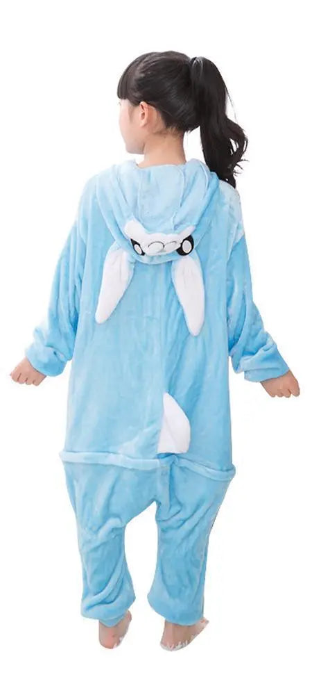 Rabbit Hooded Kigurumi Onesies Pajamas Easter Costume For Kids - Pajamasbuy