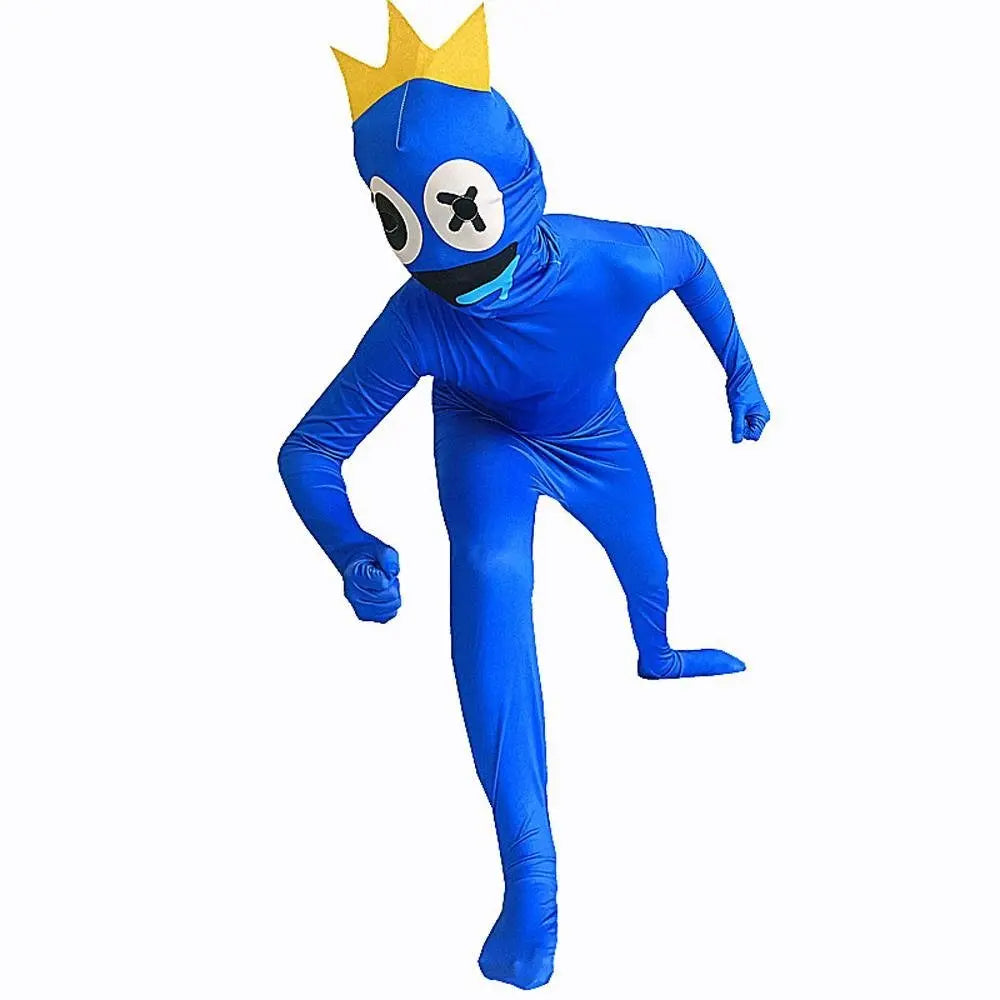 Roblox rainbow friends Cosplay Costume Blue Monster costume jumpsuit - Pajamasbuy