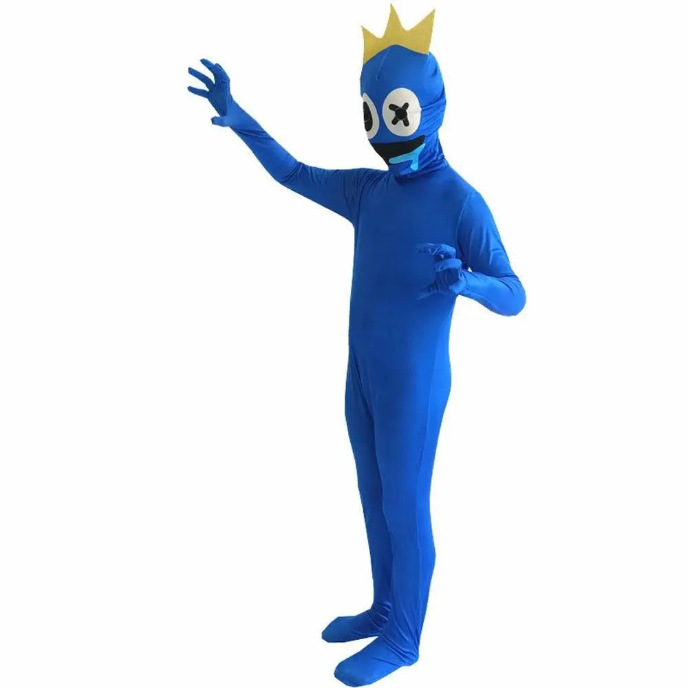 Roblox rainbow friends Cosplay Costume Blue Monster costume jumpsuit - Pajamasbuy