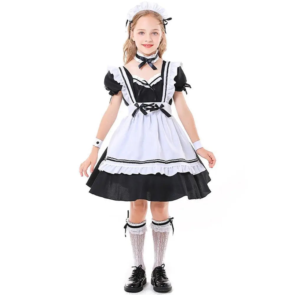 Role maid playing black and white maid suit - Pajamasbuy