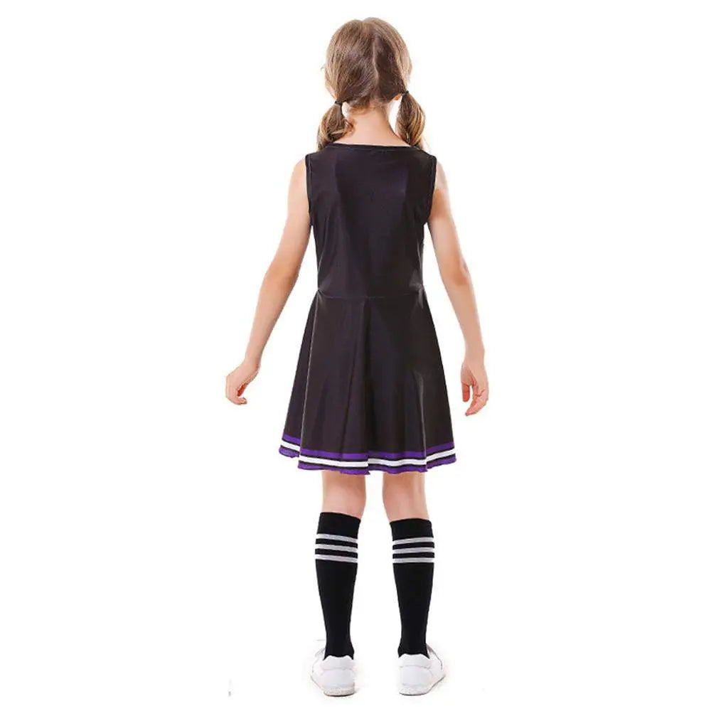 School Cheerleading Uniform Costume Cheerleader Party Dress Halloween Outfit Dress Up For Girls - Pajamasbuy