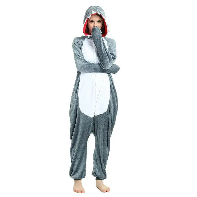 Shark Kigurumi Onesies Pajamas Adult Costumes - Pajamasbuy