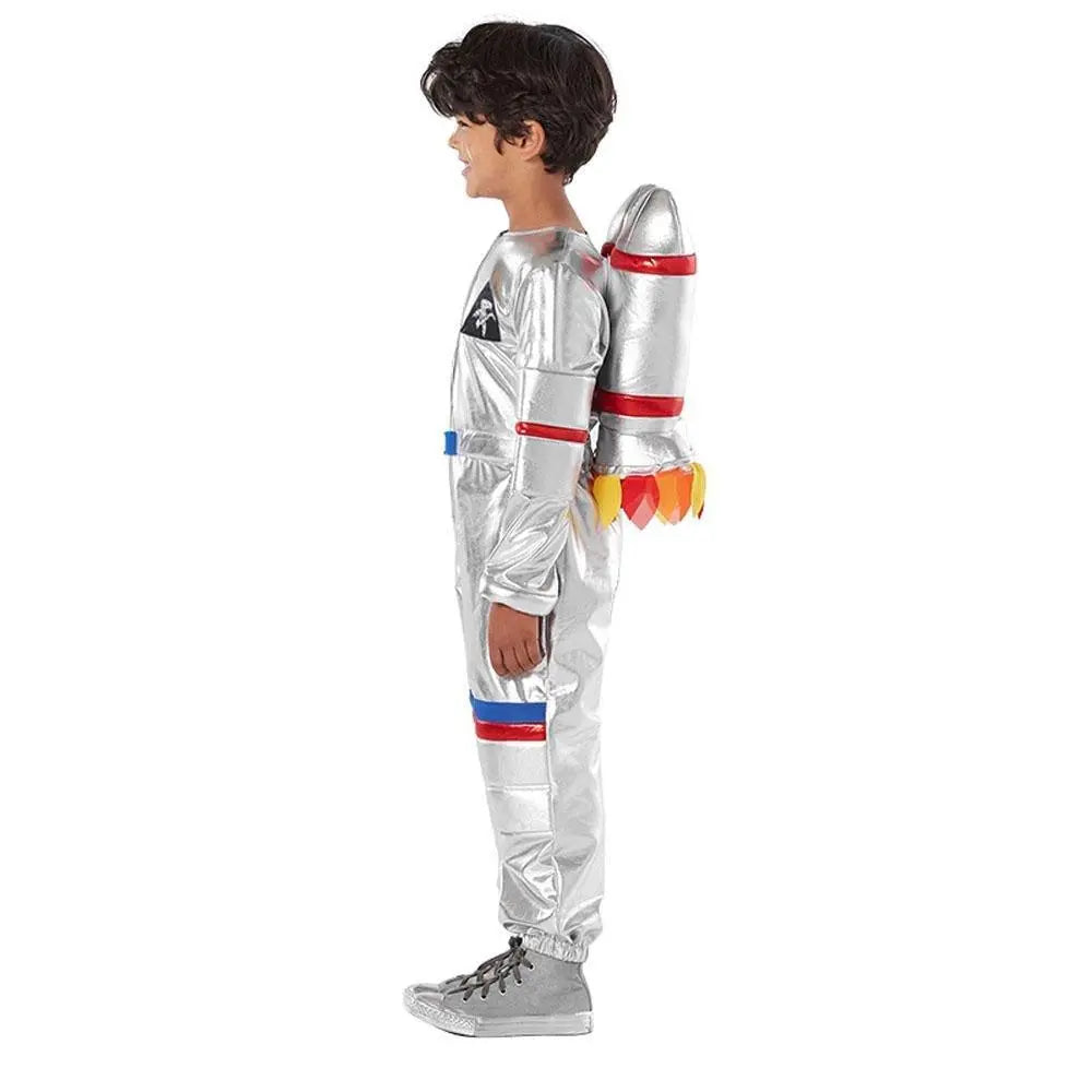 Silver Space Suit Costume Astronaut Pilot Cosplay and Performance Outfit - Pajamasbuy